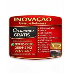 Inovação Gesso Reformas