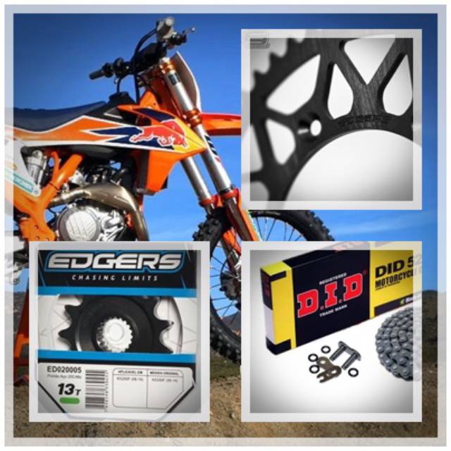KIT TRANSMISSÃO KTM EDGERS/DID KIT TRANSMISSÃO KTM EDGERS/DID