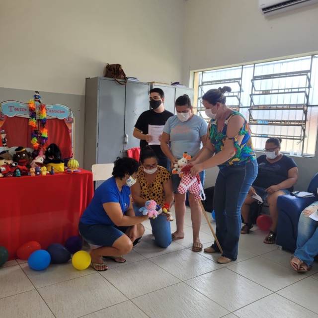 Oficina de Contação de Historia para SCFV