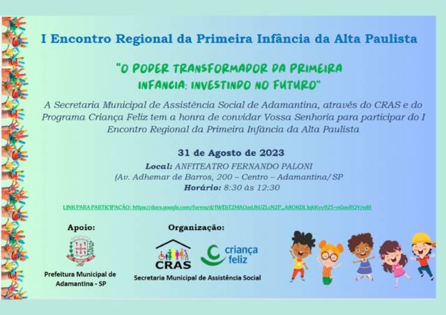 Adamantina - I Encontro Regional da Primeira Infância da Alta Paulista