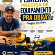 Tudo o que sua obra precisa em Cambuí e região