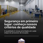 Segurança em primeiro lugar: conheça nossos critérios de qualidade