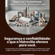 Segurança e confiabilidade: o que a Hidrovilla oferece para você.