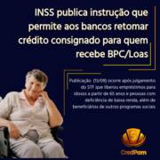 Retomada de Consignado para BPC/ LOAS