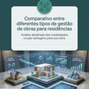 Comparativo entre diferentes tipos de gestão de obras para residências