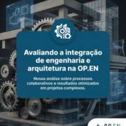 Avaliando a integração de engenharia e arquitetura na OP.EN