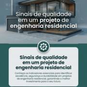 Sinais de qualidade em um projeto de engenharia residencial