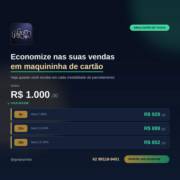 Economize nas suas vendas
