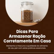 Dicas Para Armazenar Ração Corretamente Em Casa