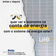 Economia na conta de luz com Energia Solar da Life Energia Solar.