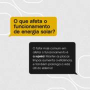 Dicas para otimizar a eficiência dos seus painéis solares: Manutenção e posicionamento.