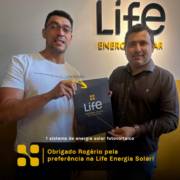 Mais um cliente satisfeito com a Life Energia Solar!