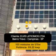 Mais uma instalação finalizada e entregue com sucesso, para a Elvis Laticínios Ltda.