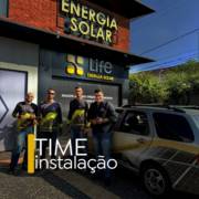Nosso time de instalação!