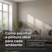 Como escolher a pintura ideal para cada ambiente