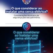 O que considerar ao instalar uma cerca elétrica?