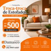Renove sua sala com a campanha Troca-troca de Estofados