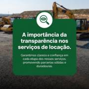 A importância da transparência nos serviços de locação