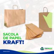 SACOLA DE PAPEL KRAFT!