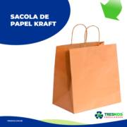 Sacola de papel kraft