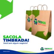 SACOLA TIMBRADA!