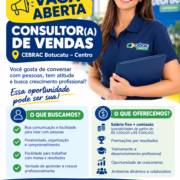 Vaga consultor de Vendas
