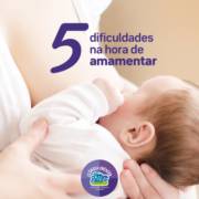 5 dificuldades na hora de amamentar