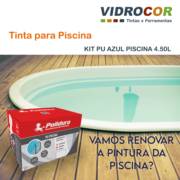 Tinta para Piscina de Fibra - Casa de Tinta Vidrocor Botucatu