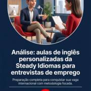 Análise: aulas de inglês personalizadas da Steady Idiomas para entrevistas de emprego