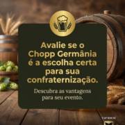Avalie se o Chopp Germânia é a escolha certa para sua confraternização