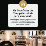 Os benefícios do Chopp Germânia para seu evento