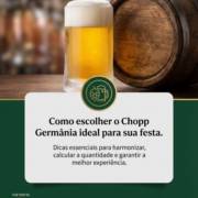 Como escolher o Chopp Germânia ideal para sua festa