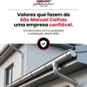 Valores que fazem da São Manuel Calhas uma empresa confiável.