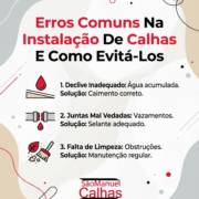 Erros Comuns Na Instalação De Calhas E Como Evitá-Los