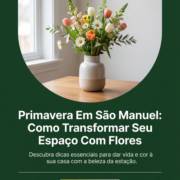 Primavera Em São Manuel: Como Transformar Seu Espaço Com Flores