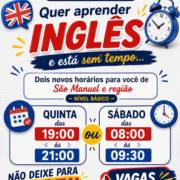 Aprenda inglês ainda em 2026!