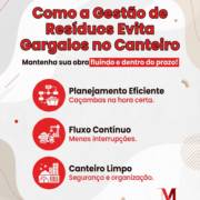 Como a Gestão de Resíduos Evita Gargalos no Canteiro