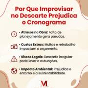 Por Que Improvisar no Descarte Prejudica o Cronograma