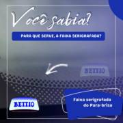 Para que serve a faixa serigrafada?