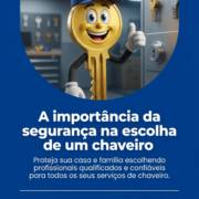 A importância da segurança na escolha de um chaveiro