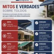 Mitos e verdades sobre toldos: descubra o que é real antes de investir