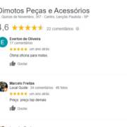 Experiência de Clientes Dimotos