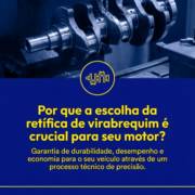 Por que a escolha da retífica de virabrequim é crucial para seu motor?