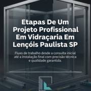 Etapas De Um Projeto Profissional Em Vidraçaria Em Lençóis Paulista SP