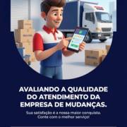Avaliando a qualidade do atendimento da empresa de mudanças