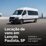 Locação de vans em Lençóis Paulista, SP