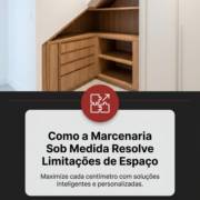 Como a Marcenaria Sob Medida Resolve Limitações de Espaço