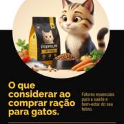 O que considerar ao comprar ração para gatos