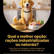 Qual a melhor opção: rações industrializadas ou naturais?
