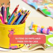 10 Itens de papelaria para ter em casa